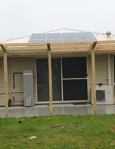 Timber deck installation for a residential property in Albany WA