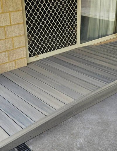 Custom timber steps improving safe outdoor access
