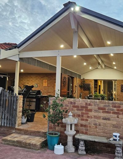 Timber patio built for outdoor living in Albany