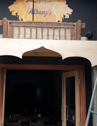 Timber carpentry improving the function of a residential home