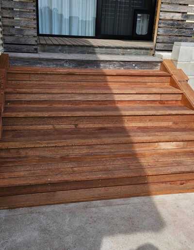 Timber fence installed by experienced local carpenters